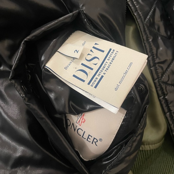 7 Moncler Fragment Reversible Printed Shell Down Bomber Jacket Sz 2/M - Picture 13 of 15